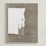 "Mindfulness" - Art Print in Earth by Shiho Whitehead - Framed Canvas