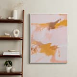 "Marigolds No.2" - Art Print in Marigold Orange by Parima Studio - In a Room