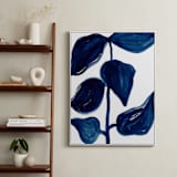 "Indigo Plant" - Art Print in Indigo Blue by flvx studio - In a Room
