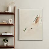 "Spring Abstract Diptych I" - Art Print in Cream by Caryn Owen - In a Room