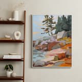 "Step Up / Step Out I" - Art Print in Multi by Jess Franks - In a Room