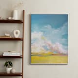 "Summer Winds" - Art Print in Golden Yellow by Emily Jeffords - In a Room