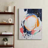 "Light in dark" - Art Print in gold fever orange by Jihye Back Kim - In a Room