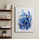 "Sea Glass" - Art Print in Ocean Blue by Yao Cheng Design - In a Room