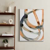"Silence in the Sand Dunes" - Art Print in Sienna/Indigo by Mary Gaspar - In a Room