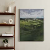 "Tomah" - Art Print in Green Hills by Lorent and Leif - In a Room