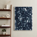 "Indigo Ink" - Art Print in Indigo by Erin McCluskey Wheeler - In a Room