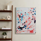 "Grapefruity Too" - Art Print in Coral by Katie Craig - In a Room