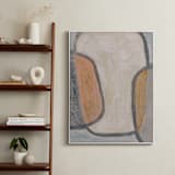 "calm distress" - Art Print in beachy grey by Kate Cawood - In a Room