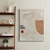 "DROP THE BALL" - Art Print in Cream by Keren Toledano - In a Room