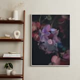"Midnight Petals" - Art Print in Midnight Plum by Amy Hall - In a Room
