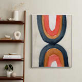 "Connections" - Art Print in White by Celeste Duffy - In a Room