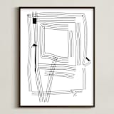 "Path of Life" - Art Print in Blackest Ink by Kisco Print Shop - Framed
