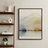 "Morning Dewglow I" - Art Print in Beige by Shina Choi - In a Room