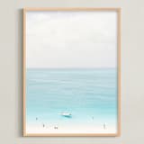 "Island Time 2" - Art Print in Sea by Lindsay Madden - Framed