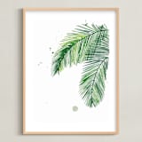 "Summer Palms" - Art Print in Palm Tree by Kelsey McNatt - Framed