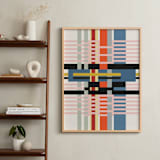 "Weaving" - Art Print in Blush by Stefania Copertini - In a Room