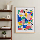 "Primario" - Art Print in White by FERNANDA MARTINEZ - In a Room