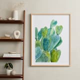 "Cacti" - Art Print in Cactus green by Alexandra Dzh - In a Room