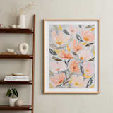 "Speckled Garden" - Art Print in White by Whitney Rainsdon - In a Room