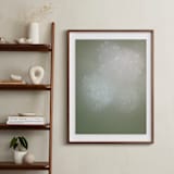 "Hazed Florals 2" - Art Print in Moss by Baumbirdy - In a Room