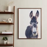 "Jenny" - Art Print in White by Melinda Denison - In a Room