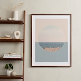 "Endless Horizon" - Art Print in White by Kimberly Young - In a Room