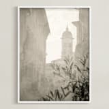 "Quartiere" - Art Print in Cotton Seed by Tania Medeiros - Framed
