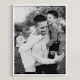 "The Big Picture: Father's Day Framed Photo" - Framed Photo in White by Minted - Framed