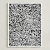 "10,000 Grains" - Art Print in Charcoal by Bryn Wears-Fitipaldi - Framed