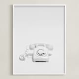 "Telephone" - Art Print in Pearl by Cristiane - Framed