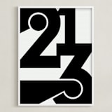 "LA  213" - Art Print in Black and White by Jennifer Morehead - Framed