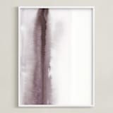 "Up for Air No.2" - Art Print in Dusty Aubergine by Michelle Lee - Framed