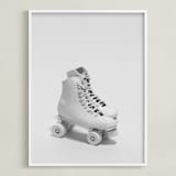 "Roller Skates " - Art Print in Powder by Cristiane - Framed