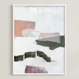 "Monuments 1" - Art Print in Desert Sunset by Jennifer Daily - Framed