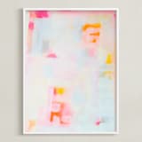 "tangerine dreams" - Art Print in tangerine by tina johnson - Framed