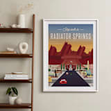 "Stop Over In Radiator Springs" - Art Print in Desert by Erica Krystek - In a Room