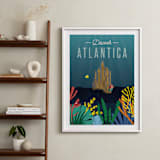 "Discover Atlantica" - Art Print in Deep Sea by Erica Krystek - In a Room