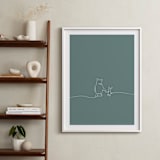 "A Simple Stroll" - Art Print in Forest by Britt Mills - In a Room
