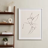 "Tinkerbell's Magic" - Art Print in Cream by Teju Reval - In a Room