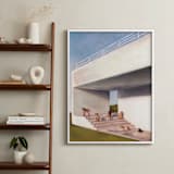 "Leisure, Interrupted" - Art Print in Sky Blue by Jordan M Gentry - In a Room