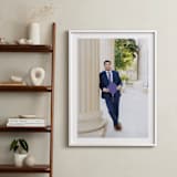 "The Big Picture: Graduation Framed Photo" - Framed Photo in White by Minted - In a Room