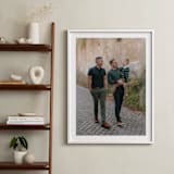 "The Big Picture: Father's Day Framed Photo" - Framed Photo in White by Minted - In a Room