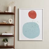 "Moonlight Rain" - Art Print in Moonlight Rain by Hi Uan Kang Haaga - In a Room