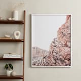 "Painted Canyon 1" - Art Print in desert blush by Kamala Nahas - In a Room