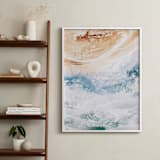 "Sediment No 1" - Art Print in Beige by Kelly Ventura - In a Room