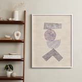 "Tipping Point" - Art Print in Muted Rose by Kara Kosaka - In a Room