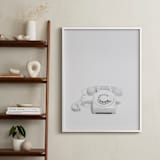 "Telephone" - Art Print in Pearl by Cristiane - In a Room