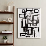 "Alternative Paths" - Art Print in Extreme Black by Bethania Lima - In a Room