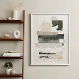"Reflected" - Art Print in Beige by Lorent and Leif - In a Room